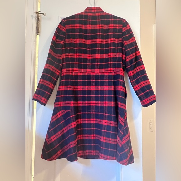 Draper James Plaid Coat Size XS - Picture 3 of 12